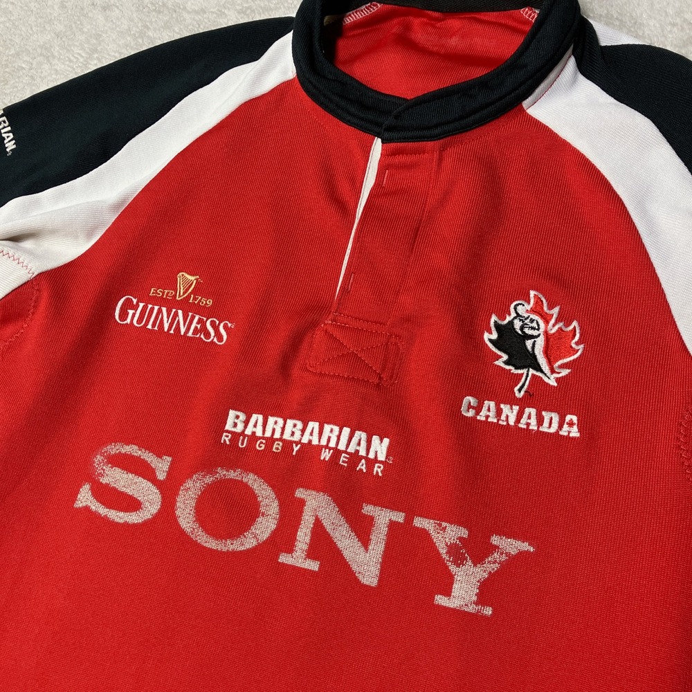 Vintage Barbarian Canada‎ National Rugby Team Jersey Shirt 2002-2004 Mens XS?